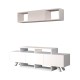 TV Unit Alwin Unit - White White TV Unit Alwin Unit - White White