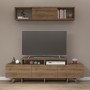 TV Unit Alwin Unit - Walnut Walnut
