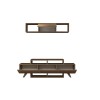 TV Unit Alwin Unit - Walnut Walnut