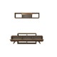 TV Unit Alwin Unit - Walnut Walnut TV Unit Alwin Unit - Walnut Walnut