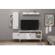 TV Unit Clara - White White TV Unit Clara - White White