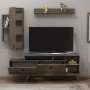 TV Unit Clara - Walnut, Anthracite Walnut
Anthracite