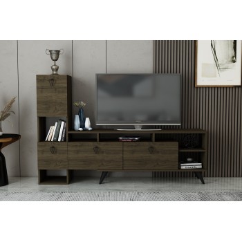 TV Unit Emmy - Walnut Walnut