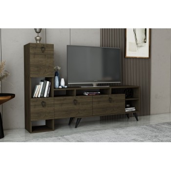 TV Unit Emmy - Walnut Walnut