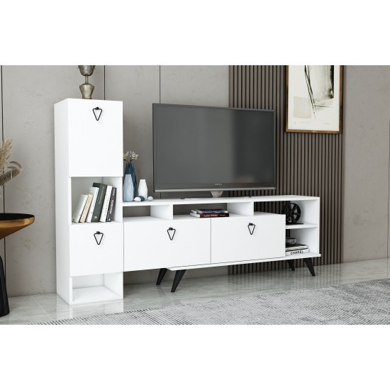 TV Unit Emmy - White White TV Unit Emmy - White White