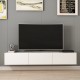 Έπιπλο Τηλεόρασης - Rigel - Χρώμα Λευκό - 180x32x30εκ