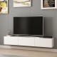 Έπιπλο Τηλεόρασης - Rigel - Χρώμα Λευκό - 180x32x30εκ