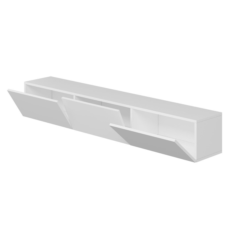 Έπιπλο Τηλεόρασης - Rigel - Χρώμα Λευκό - 180x32x30εκ