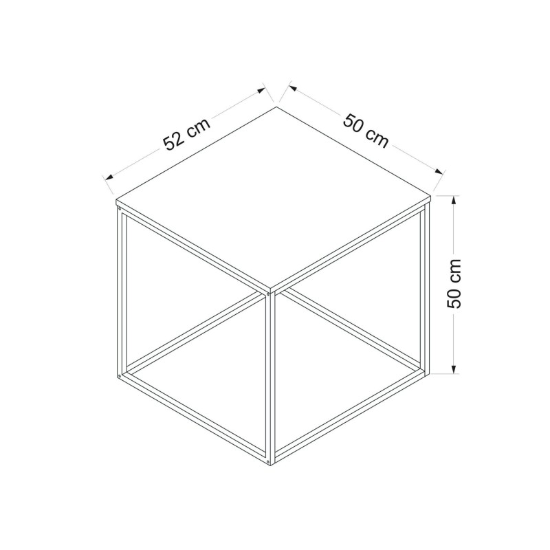 Coffee Table Basak - Anthracite Anthracite