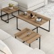Nesting Table (3 Pieces) Levada - Walnut Walnut