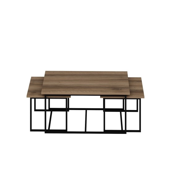 Nesting Table (3 Pieces) Levada - Walnut Walnut