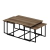 Nesting Table (3 Pieces) Levada - Walnut Walnut
