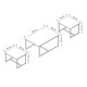 Nesting Table (3 Pieces) Levada - Walnut Walnut