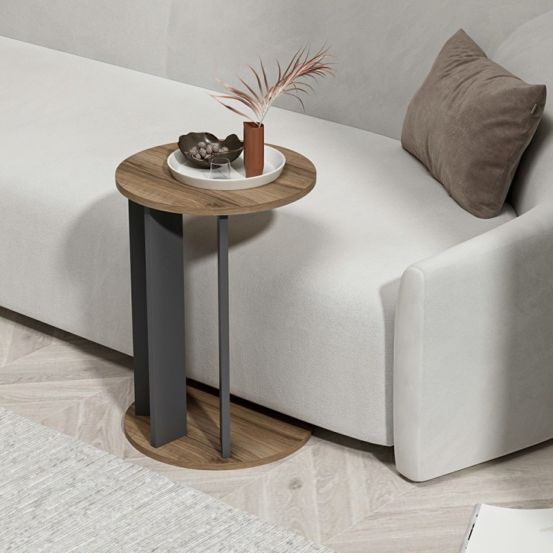 Side Table Ema - Walnut, Anthracite Walnut
Anthracite