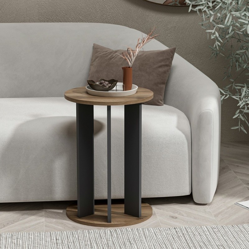 Side Table Ema - Walnut, Anthracite Walnut
Anthracite
