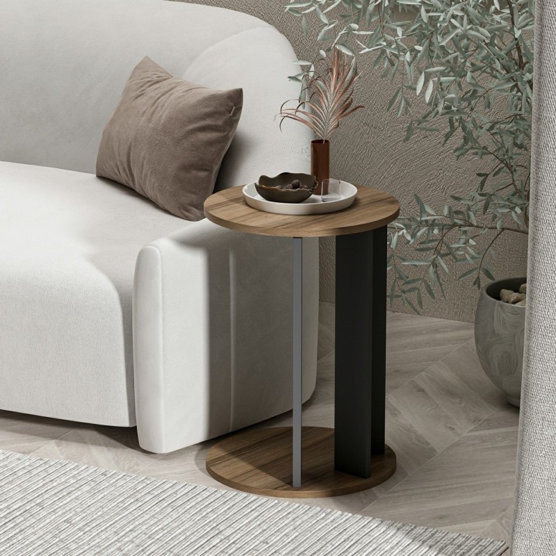 Side Table Ema - Walnut, Anthracite Walnut
Anthracite