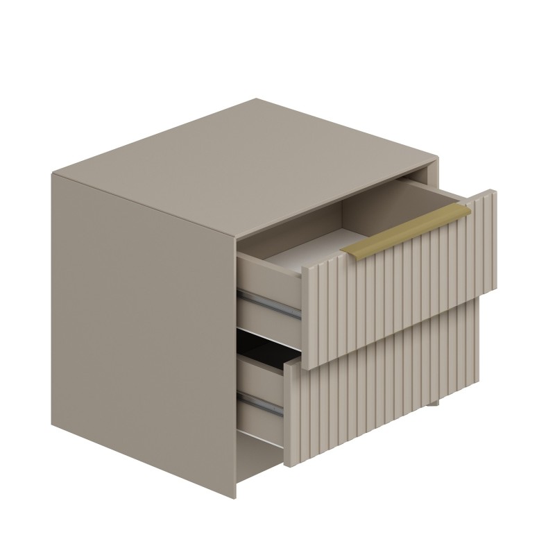 Hanah Home Nightstand Kale Luxe - 7938 Stone