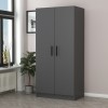 Wardrobe Kale Anthracite - 190 Anthracite