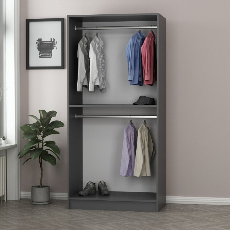 Wardrobe Kale Anthracite - 210 Anthracite
