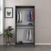 Wardrobe Kale Anthracite Gold - 190 Anthracite
Oak