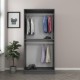 Wardrobe Kale Anthracite Gold - 190 Anthracite
Oak
