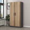 Wardrobe Kale Anthracite Gold - 210 Anthracite
Oak