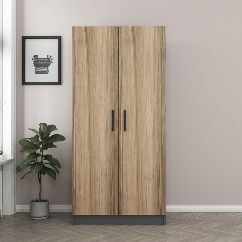 Wardrobe Kale Anthracite Gold - 210 Anthracite
Oak