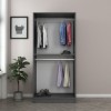 Wardrobe Kale Anthracite Gold - 210 Anthracite
Oak