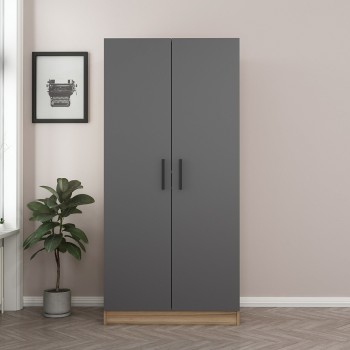 Wardrobe Kale Anthracite Oak - 210 Anthracite
Oak