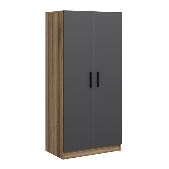 Wardrobe Kale Anthracite Oak - 210 Anthracite
Oak Wardrobe Kale Anthracite Oak - 210 Anthracite
Oak