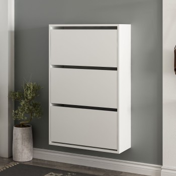 Shoe Cabinet Lupa 3 - White White