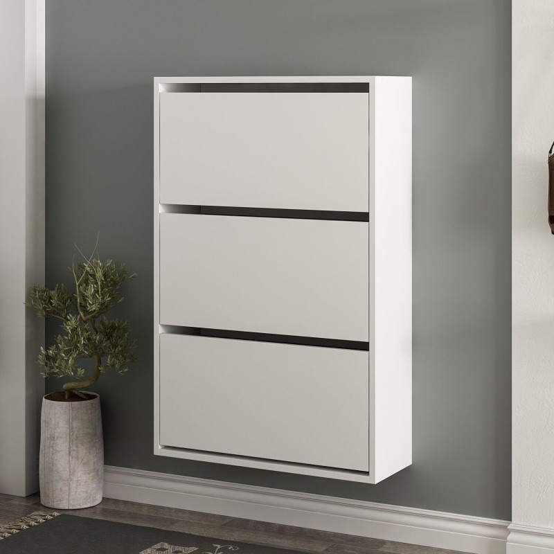 Shoe Cabinet Lupa 3 - White White