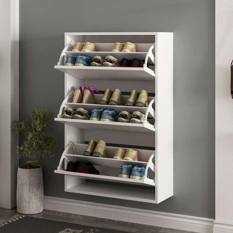 Shoe Cabinet Lupa 3 - White White