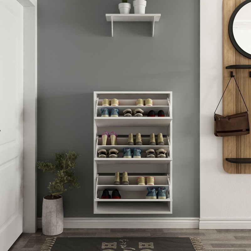 Shoe Cabinet Lupa 3 - White White