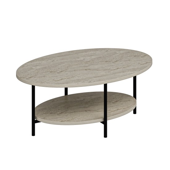 Coffee Table Elis - Travertine Travertine Coffee Table Elis - Travertine Travertine