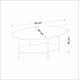 Coffee Table Elis - Travertine Travertine Coffee Table Elis - Travertine Travertine