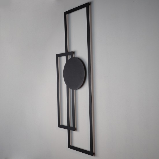 Decorative Metal Wall Accessory Trident - APT431MS Black Decorative Metal Wall Accessory Trident - APT431MS Black