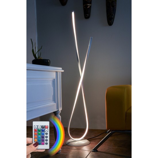 Floor Lamp Van Gogh White - Multicolor Multicolor Opviq Floor Lamp Van Gogh White - Multicolor Multicolor