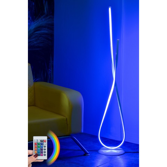 Floor Lamp Van Gogh White - Multicolor Multicolor Opviq Floor Lamp Van Gogh White - Multicolor Multicolor