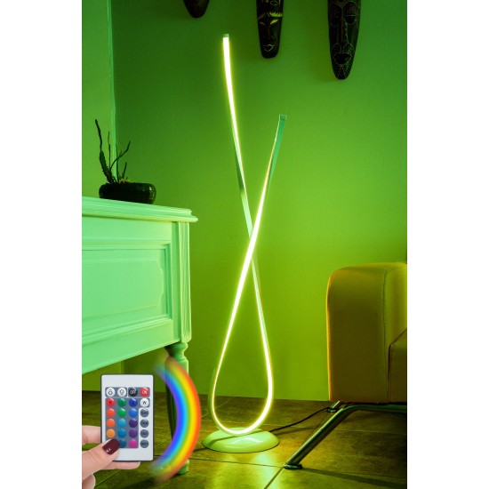 Floor Lamp Van Gogh White - Multicolor Multicolor Opviq Floor Lamp Van Gogh White - Multicolor Multicolor