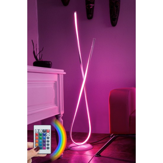 Floor Lamp Van Gogh White - Multicolor Multicolor Opviq Floor Lamp Van Gogh White - Multicolor Multicolor