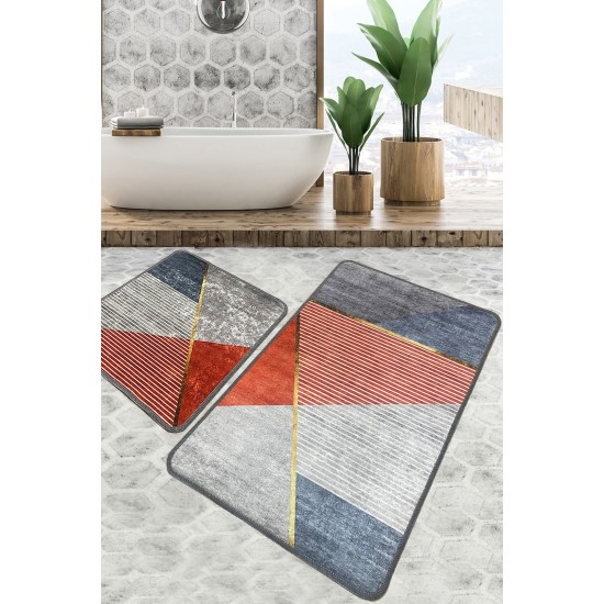 Bathmat Set (2 Pieces) Sante - 31 Multicolor Lessentiel Bathmat Set (2 Pieces) Sante - 31 Multicolor