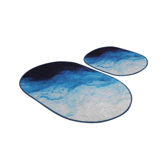 Bathmat Set (2 Pieces) Oseyan - 78 Multicolor Lessentiel Bathmat Set (2 Pieces) Oseyan - 78 Multicolor
