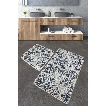 Bathmat Set (2 Pieces) Maine - 103 Multicolor