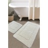 Lessentiel Bathmat Set (2 Pieces) Wolle - 01 Ecru