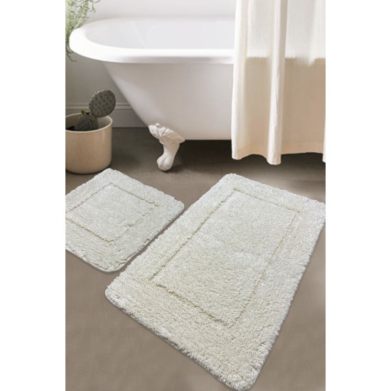Lessentiel Bathmat Set (2 Pieces) Wolle - 01 Ecru