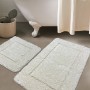 Bathmat Set (2 Pieces) Wolle - 01 Ecru