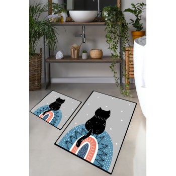 Bathmat Set (2 Pieces) Waiten Multicolor