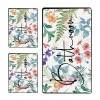 Lessentiel Bathmat Set (3 Pieces) Green In Flower Multicolor