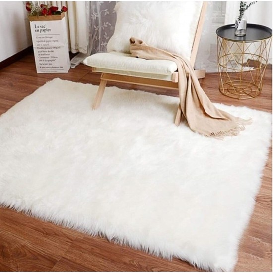 Carpet (150 x 200) 2232 (150 x 200) - White White Carpet (150 x 200) 2232 (150 x 200) - White White